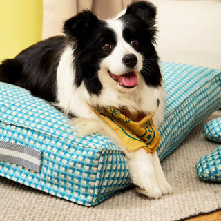 Waffle Shape Sweet Dreams Calming Dog Bed