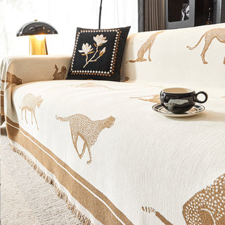 Safari Elegance Anti-Pilling Sofa Cover