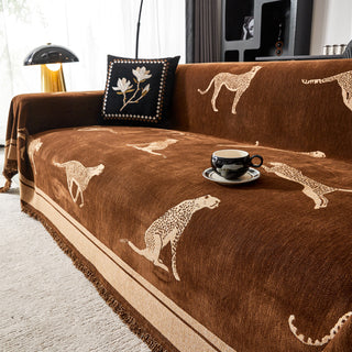 Safari Elegance Anti-Pilling Sofa Cover